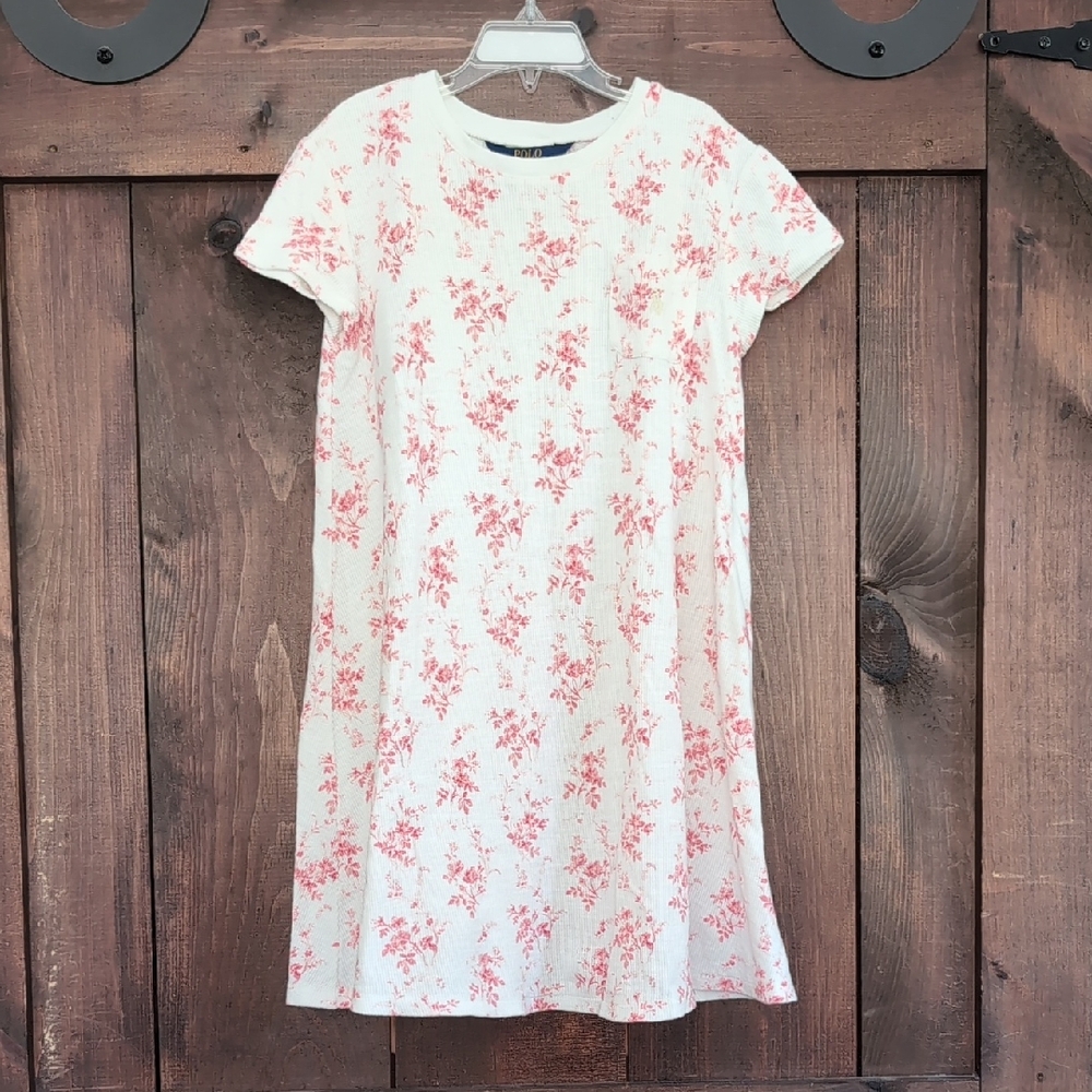 Polo Ralph Lauren girls 100% Cotton dress Size 8-10
